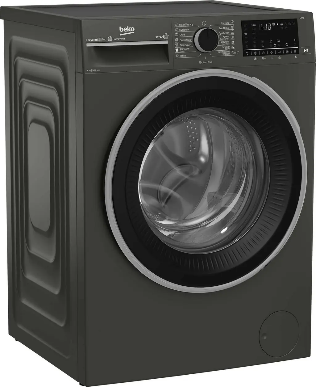 Maşină de spălat rufe Beko B5WFU58415M, gri pe tehnoparc.md Maşină de spălat rufe Beko B5WFU58415M, gri