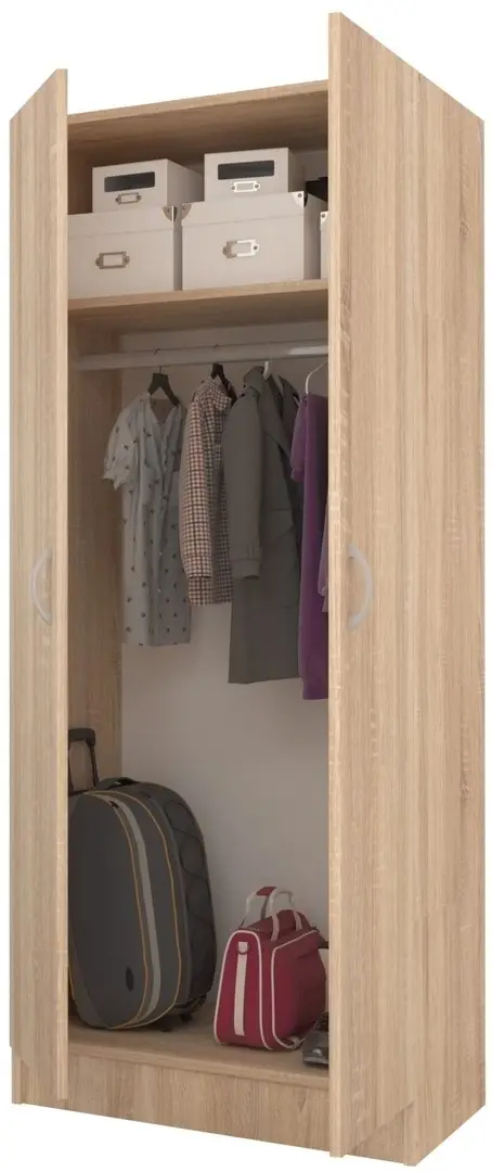 Dulap Haaus 2U 80x51x170cm, stejar sonoma