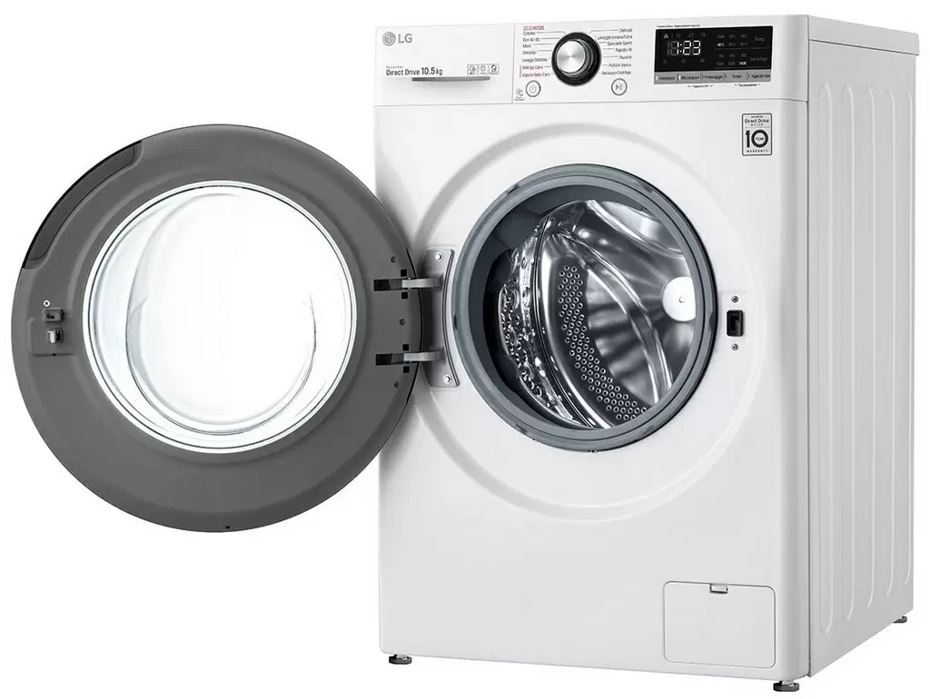 Maşină de spălat rufe LG F4WV310S6E, alb