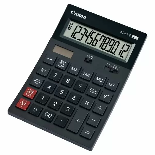 Calculator de birou Canon AS-1200, negru