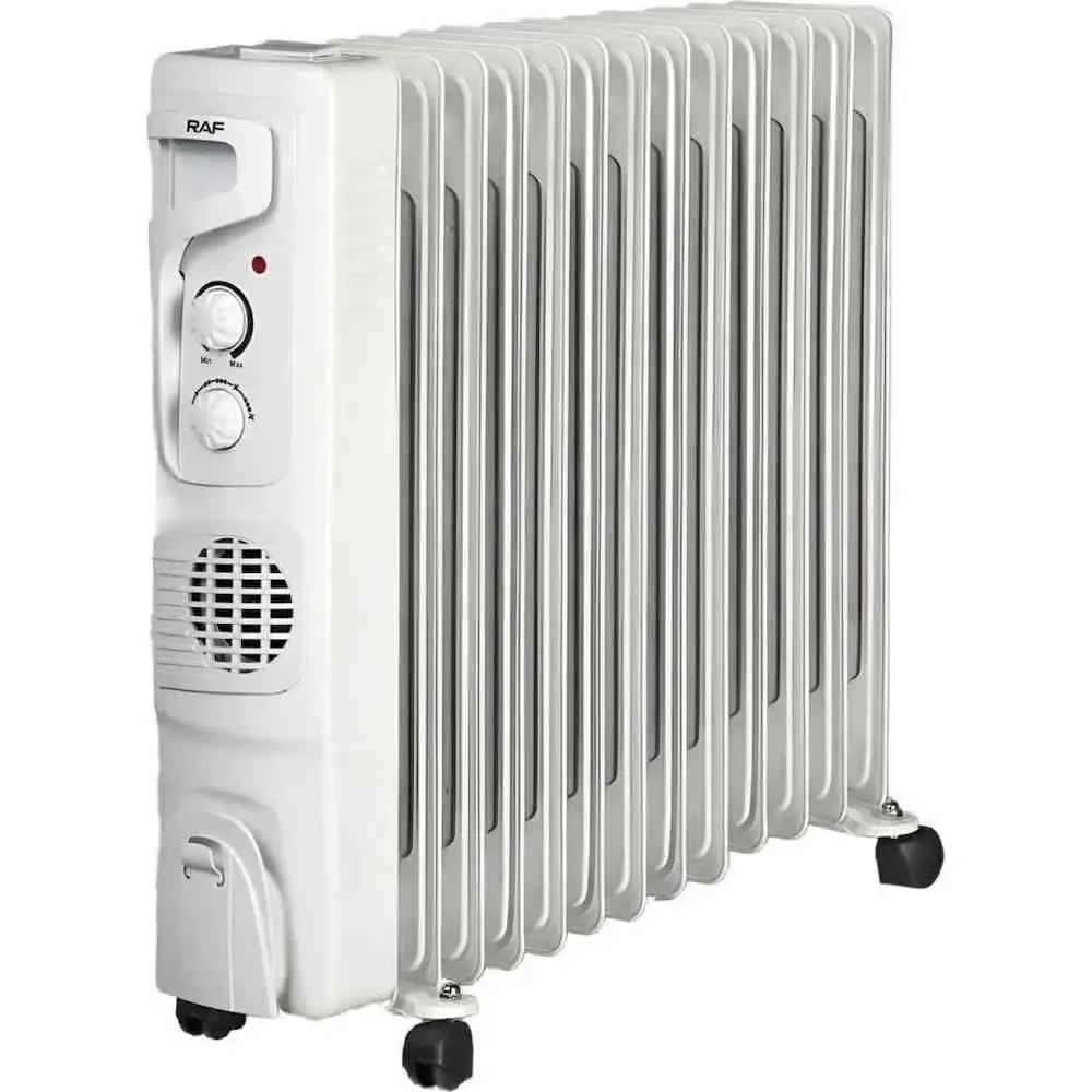 Calorifer electric cu ulei RAF R.1329W, alb