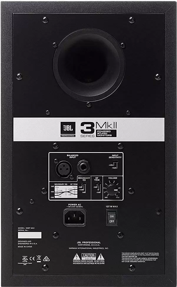 Boxe JBL 306P MkII, negru