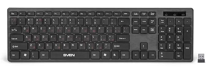 Tastatură Sven KB-E5900W, negru