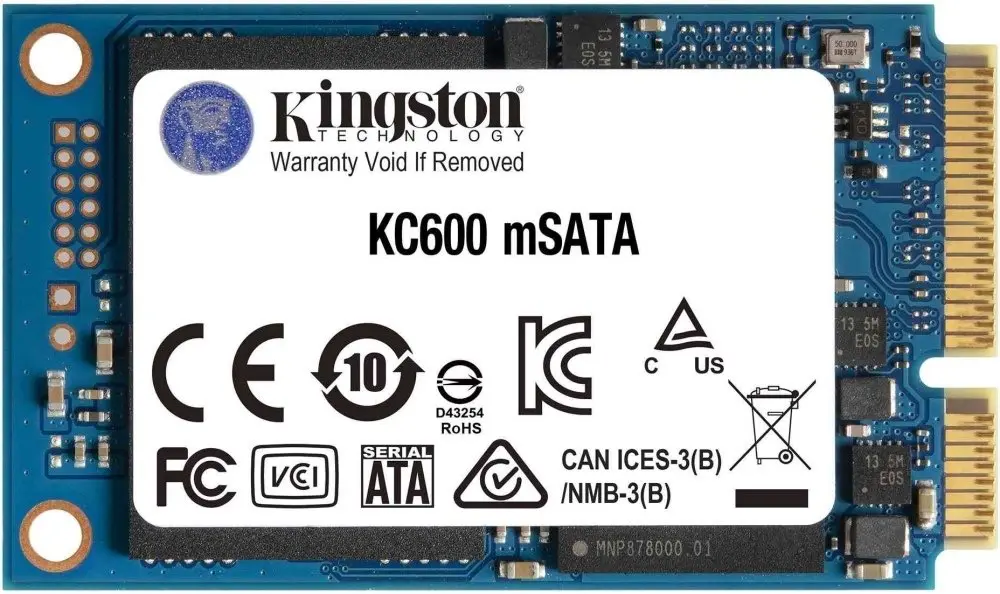 Disc rigid SSD Kingston KC600 mSATA, 256GB