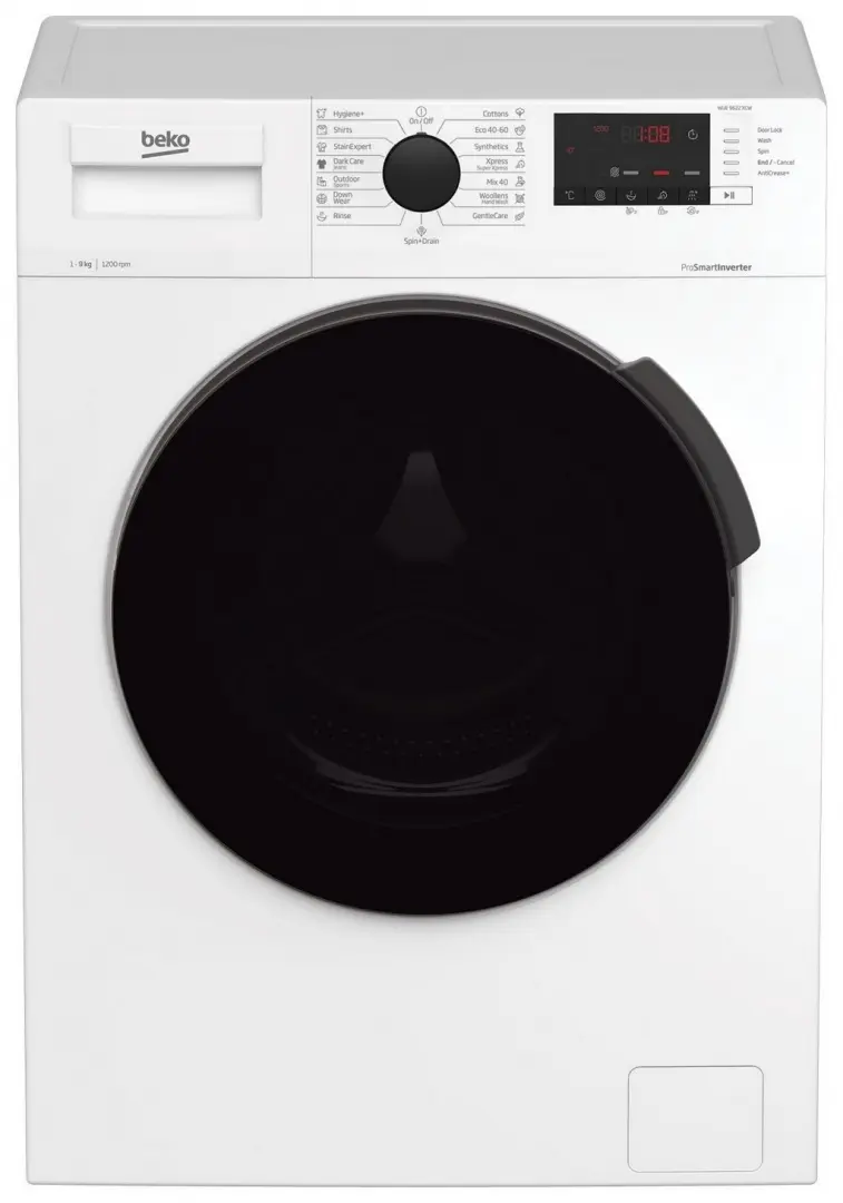 Maşină de spălat rufe Beko WUE9622XCW, alb