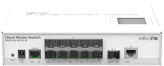 Switch Mikrotik CRS212-1G-10S-1S+IN