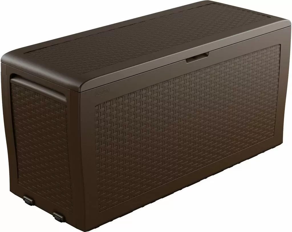 Садовый ящик Keter Samoa Rattan Box 270л, коричневый