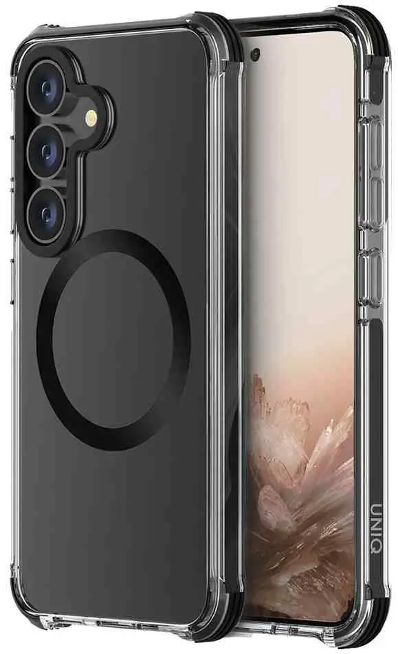 Чехол Uniq Samsung S25 Plus Combat Carbon Magclick (UNIQ-GS25PHYB-COMMBLK), черный