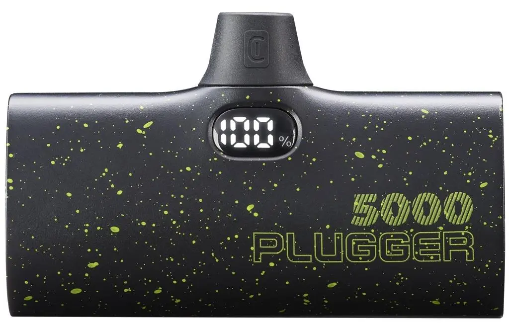 Acumulator extern Cellularline PLUGGER 5000mAh, negru pe tehnoparc.md Acumulator extern Cellularline PLUGGER 5000mAh, negru