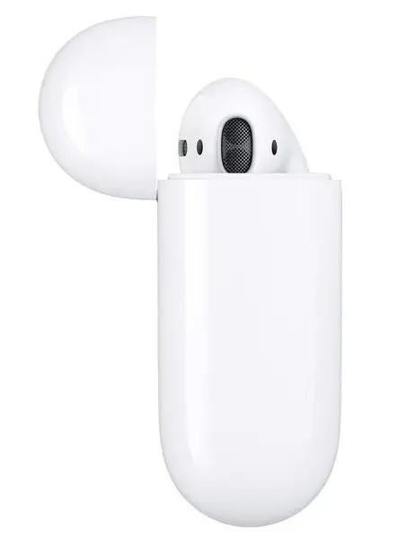 Căşti Apple AirPods 2 with Wireless Charging Case, alb