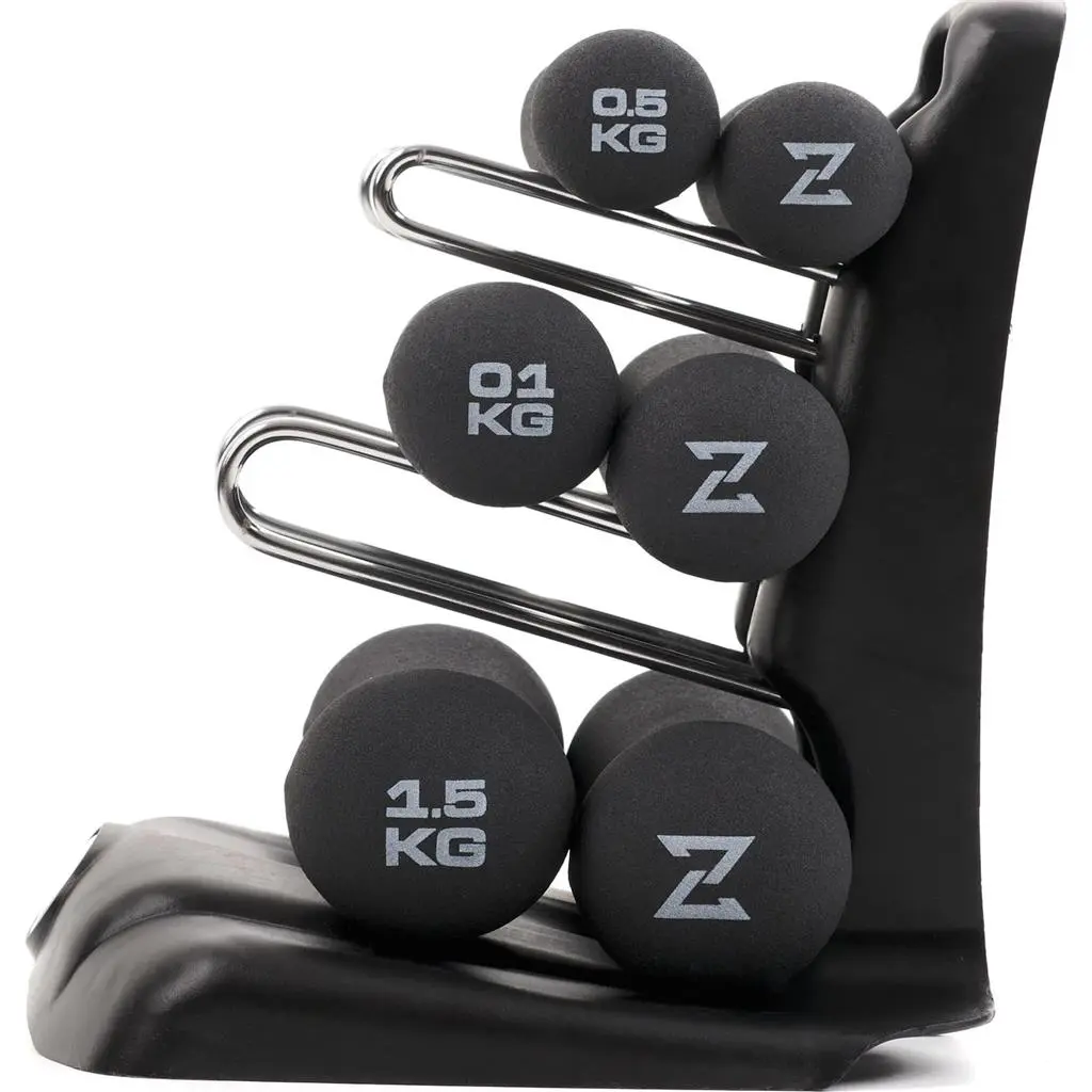 Гантель Zipro Neoprene Dumbbell Set 6kg, черный