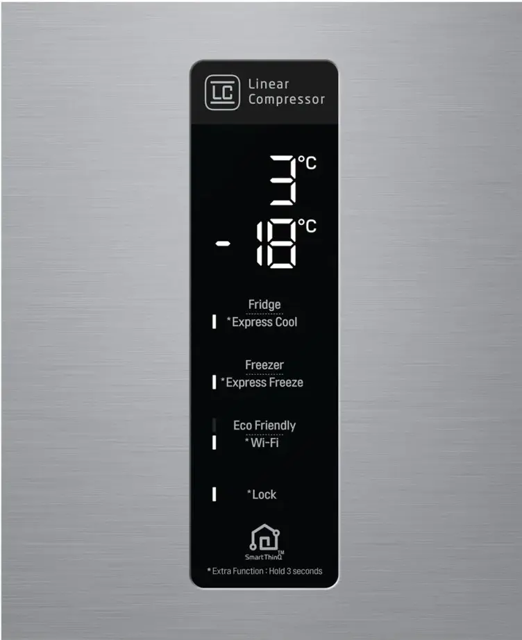 Холодильник LG GC-B569PMCZ, серебристый