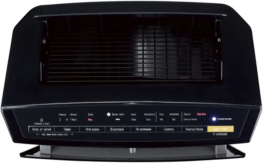 Purificator de aer Panasonic F-VXR50R-K, negru pe tehnoparc.md Purificator de aer Panasonic F-VXR50R-K, negru
