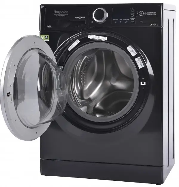 Maşină de spălat rufe Hotpoint-Ariston RSPG 623 KD UA, negru pe tehnoparc.md Maşină de spălat rufe Hotpoint-Ariston RSPG 623 KD UA, negru