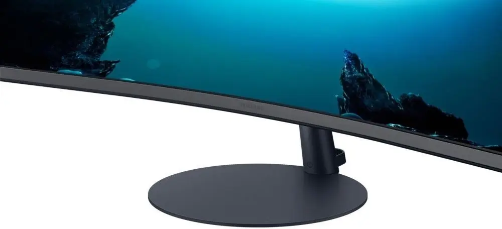 Monitor Samsung C27T550FDI, negru
