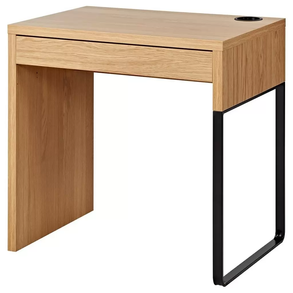 Masă pentru copii IKEA Micke 73x50cm, stejar