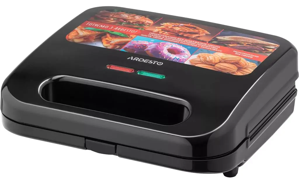 Aparat pentru preparat sandwich Ardesto SM-H600B, negru pe tehnoparc.md Aparat pentru preparat sandwich Ardesto SM-H600B, negru