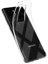 Чехол Helmet TPU Soft Samsung S20 Ultra Clear (HMT-CTSS20USCL), прозрачный на tehnoparc.md Чехол Helmet TPU Soft Samsung S20 Ultra Clear (HMT-CTSS20USCL), прозрачный