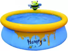 Piscină pentru copii cu fântână SunClub Bee Spray, albastru