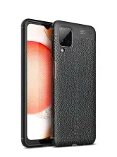 Husă de protecție XCover Galaxy A12 Leather, negru