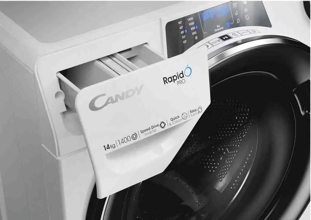 Maşină de spălat rufe Candy RP 4146BWMBC/1-S, alb