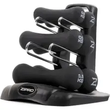 Гантель Zipro Neoprene Dumbbell Set 6kg, черный на tehnoparc.md Гантель Zipro Neoprene Dumbbell Set 6kg, черный