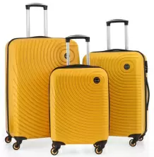Set de valize CCS 5169 Set, galben