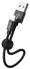 Cablu USB Hoco X35 Premium For Lightning, negru