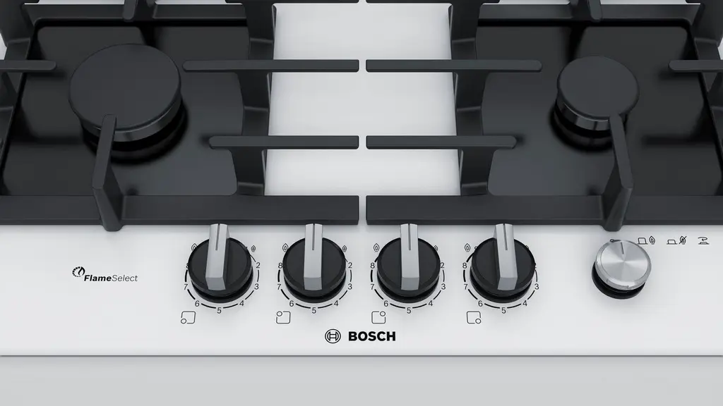 Газовая панель Bosch PPP6A2M90R, белый