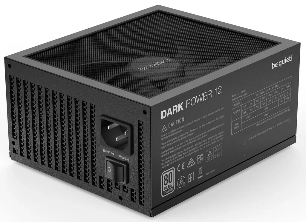 Блок питания Be quiet Dark Power 12 1000W, Titanium
