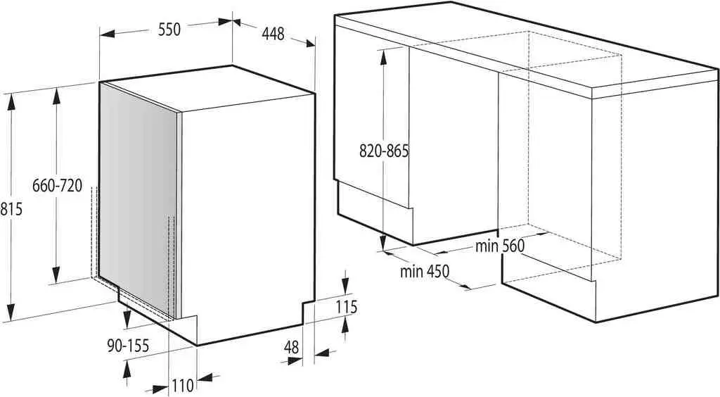 Maşină de spălat vase Gorenje GV563E11