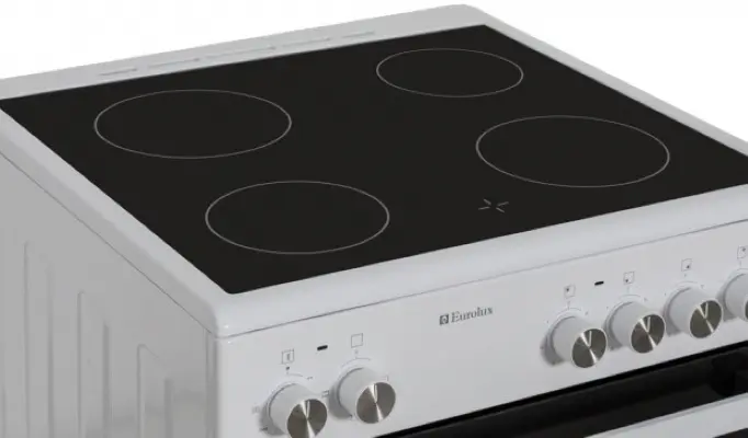 Aragaz electric Eurolux SVK6604W, alb pe tehnoparc.md Aragaz electric Eurolux SVK6604W, alb