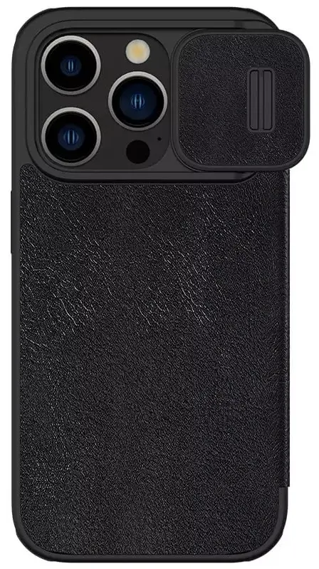 Husă de protecție Nillkin Apple iPhone 15 Pro Max Qin Pro, negru