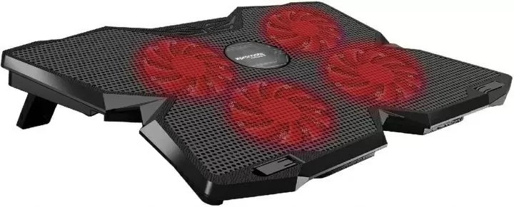 Stand laptop Promate AirBase 3, negru/roșu
