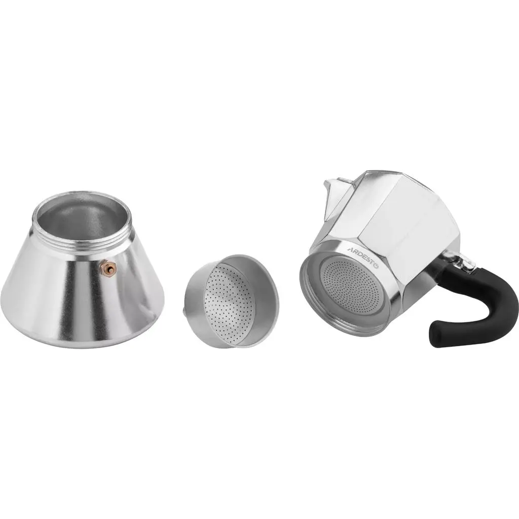 Кофеварка гейзерная Ardesto AR0809AI, нержавеющая сталь