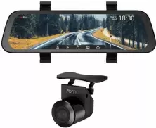 Видеорегистратор Xiaomi 70mai Rearview Dash Cam Wide + Full HD Reverse Video Camera (Midrive RC04), черный