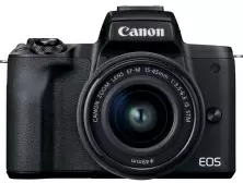 Aparat foto Canon EOS M50 Mark II + EF-M 15-45mm f/3.5-6.3 IS STM, negru