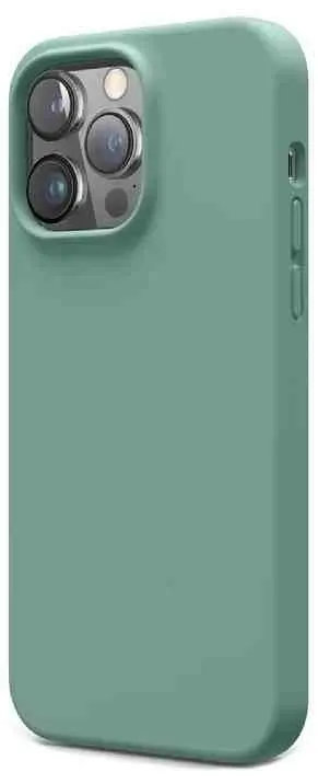 Husă de protecție Helmet Case Liquid Silicone iPhone 14 Pro Max (HMT-CLSIP14PMGR), verde
