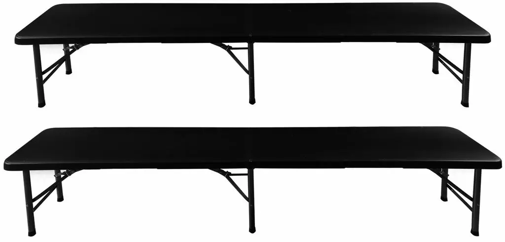 Set mobilă de grădină Malatec Folding, negru