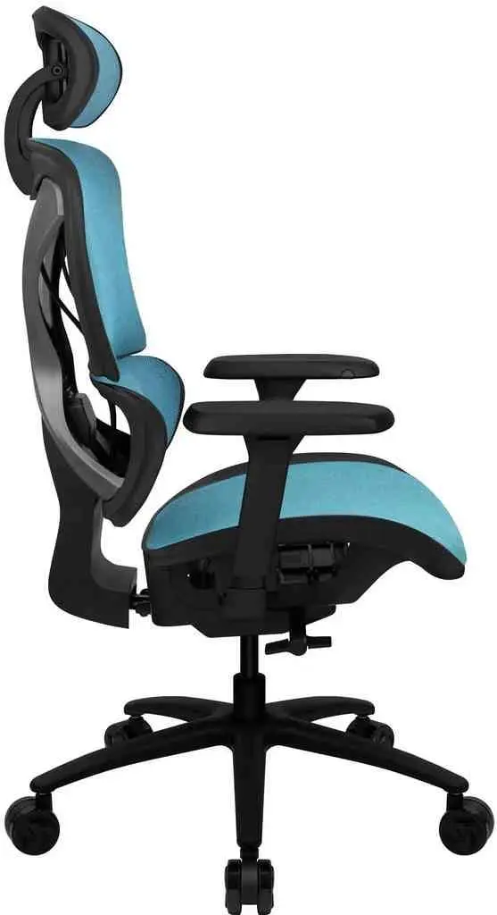 Scaun de birou ThunderX3 XTC, albastru/negru