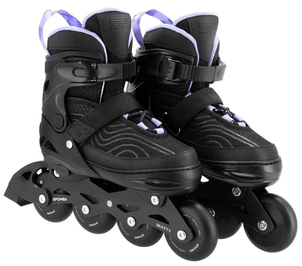 Role Spokey Matty 35-38, negru/violet pe tehnoparc.md Role Spokey Matty 35-38, negru/violet
