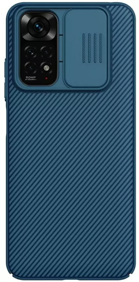 Чехол Nillkin Xiaomi Redmi Note 11S Camshield, синий