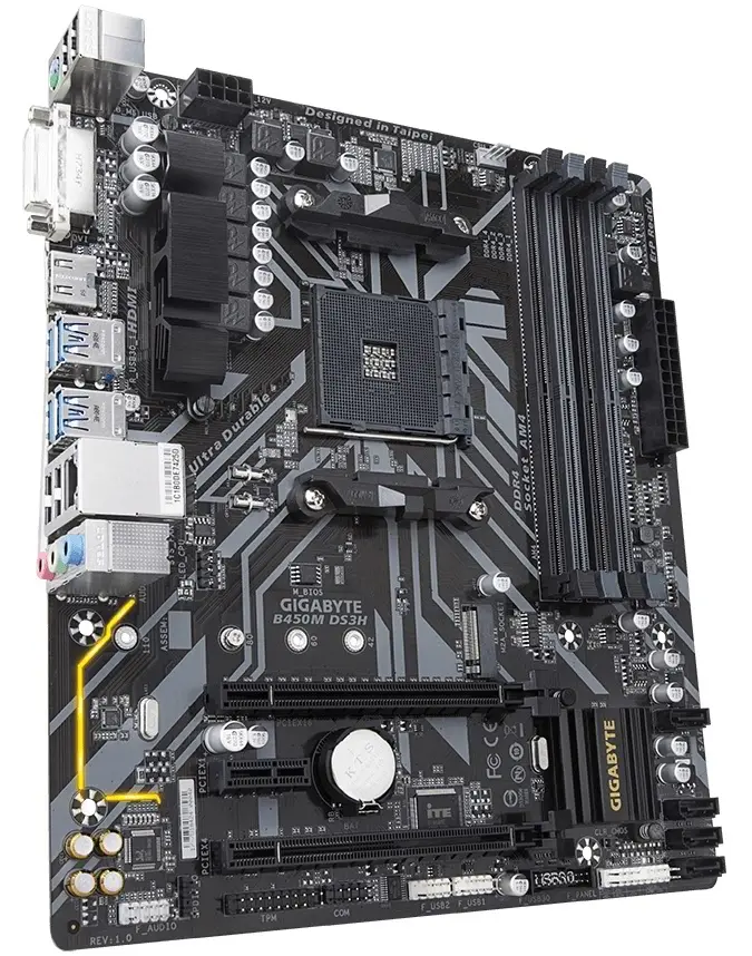 Placă de bază Gigabyte B450M DS3H