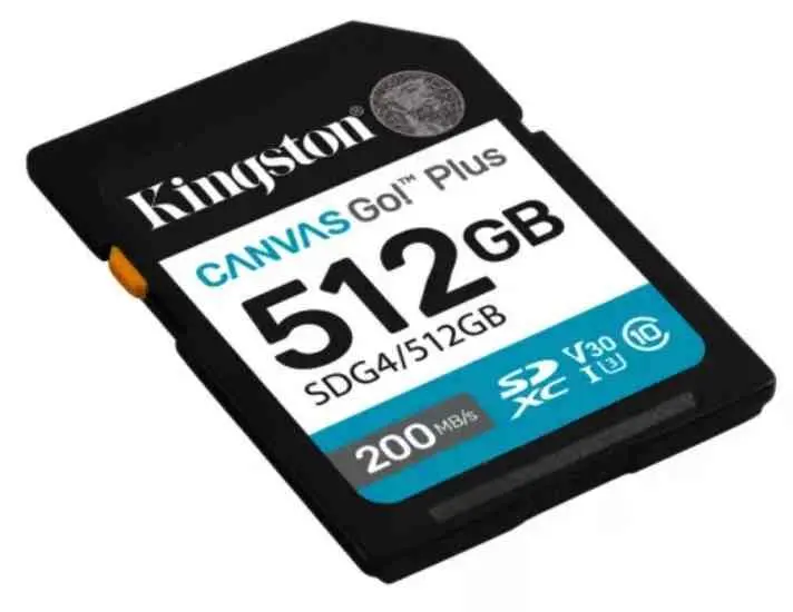 Карта памяти Kingston SDXC Canvas Go! Plus Gen 4 512GB Class 10 UHS-I U3 V30 на tehnoparc.md Карта памяти Kingston SDXC Canvas Go! Plus Gen 4 512GB Class 10 UHS-I U3 V30