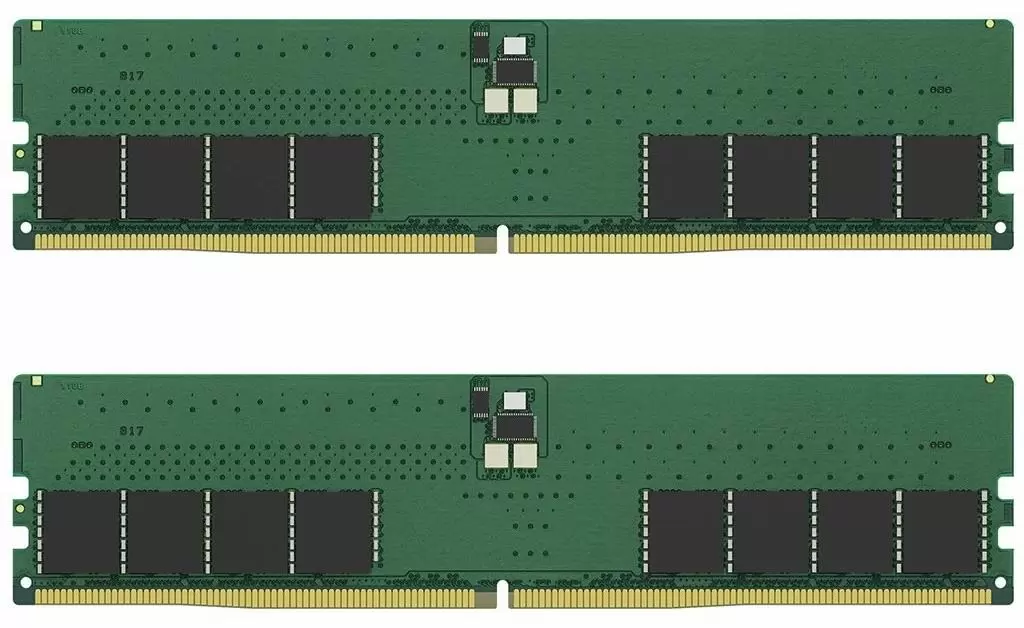 Оперативная память Kingston ValueRAM 64GB (2x32GB) DDR5-5600MHz, CL46, 1.1V