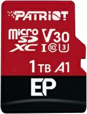 Card de memorie flash Patriot LX Series microSD Class10 UHS-I A1 (V30) + SD adapter, 1TB