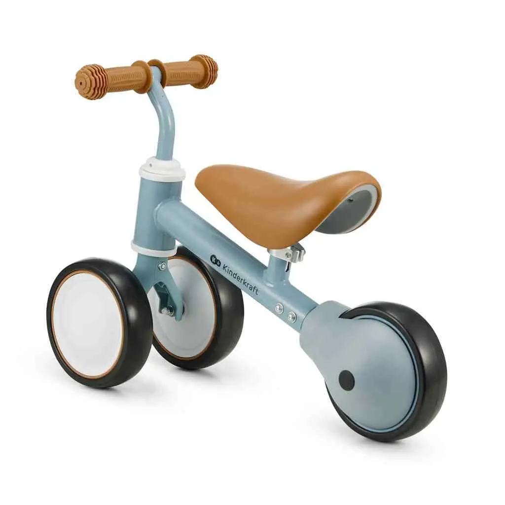 Bicicletă fără pedale KinderKraft Cutie, albastru deschis