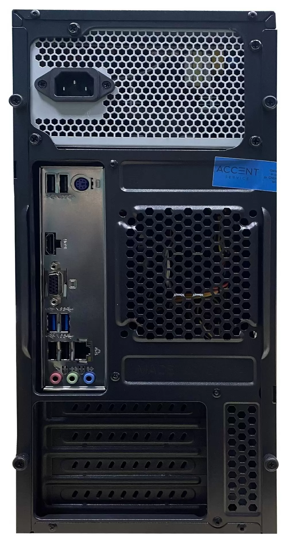 Системный блок Atol PC1043MP (Core i3-10100/8ГБ/240ГБ+1ТБ), черный