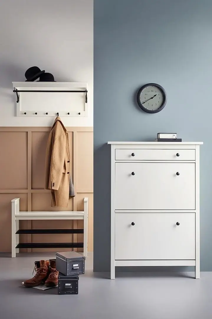Вешалка IKEA Hemnes 85см, белый