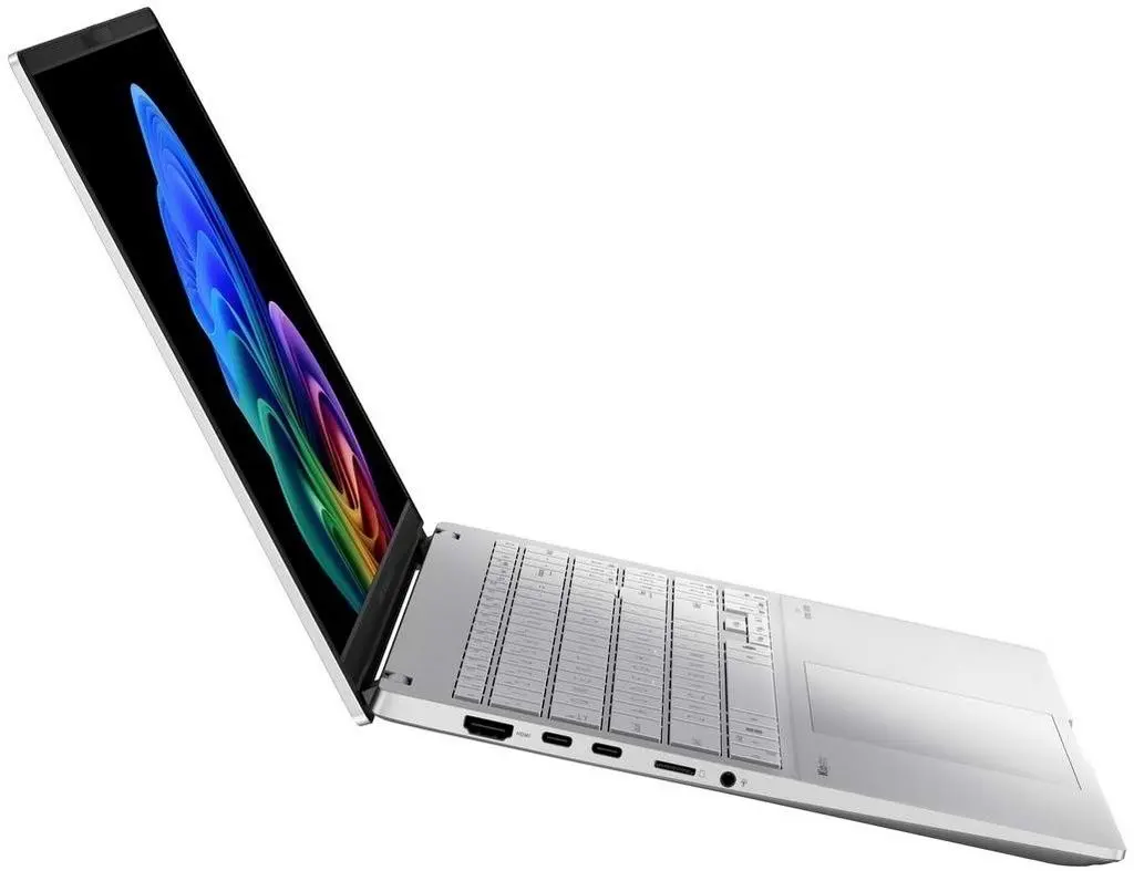Laptop Asus Vivobook S 15 OLED S5507QA (15.6"/3K/Snapdragon X Elite X1E-78-100/32GB/1TB/Win 11), argintiu